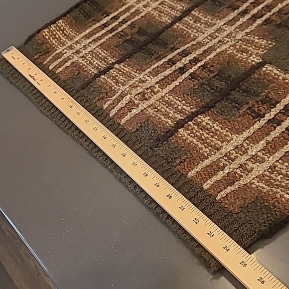 Time Told Best Oversized Olive and Cream Sweater with Pocket - Picture 6 of 8